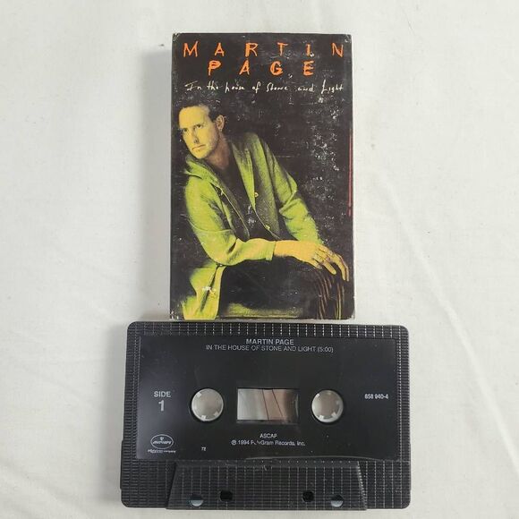 Martin Page – In the House of Stone and Light Cassette Single 1994 Mercury - Picture 1 of 3